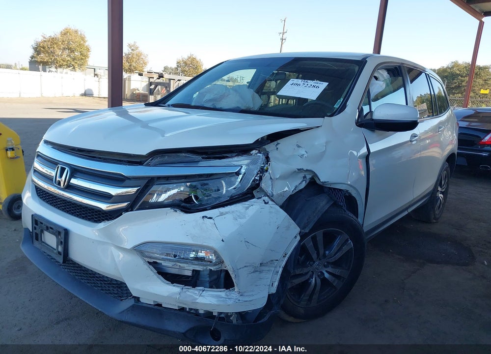 2017 HONDA PILOT EX VIN: 5FNYF5H35HB027964