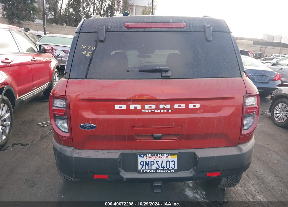 2023 FORD BRONCO SPORT BADLANDS VIN: 3FMCR9D94PRE29809
