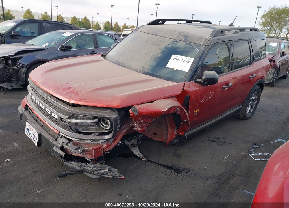 2023 FORD BRONCO SPORT BADLANDS VIN: 3FMCR9D94PRE29809