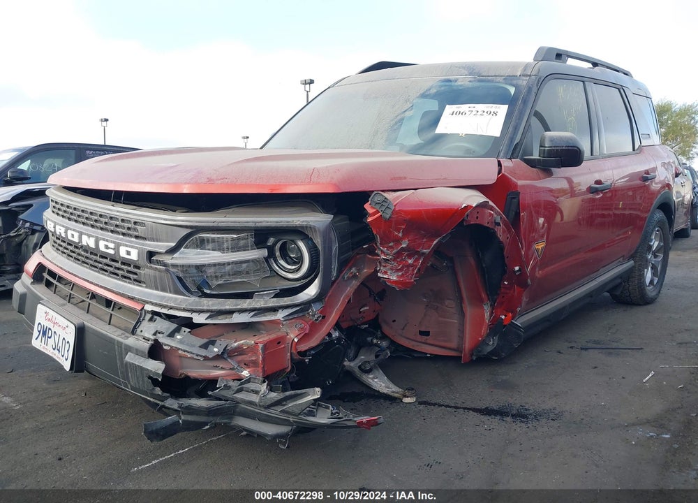 2023 FORD BRONCO SPORT BADLANDS VIN: 3FMCR9D94PRE29809
