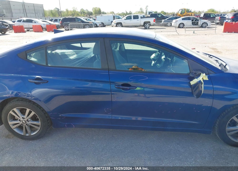2018 HYUNDAI ELANTRA SEL VIN: 5NPD84LF4JH257734