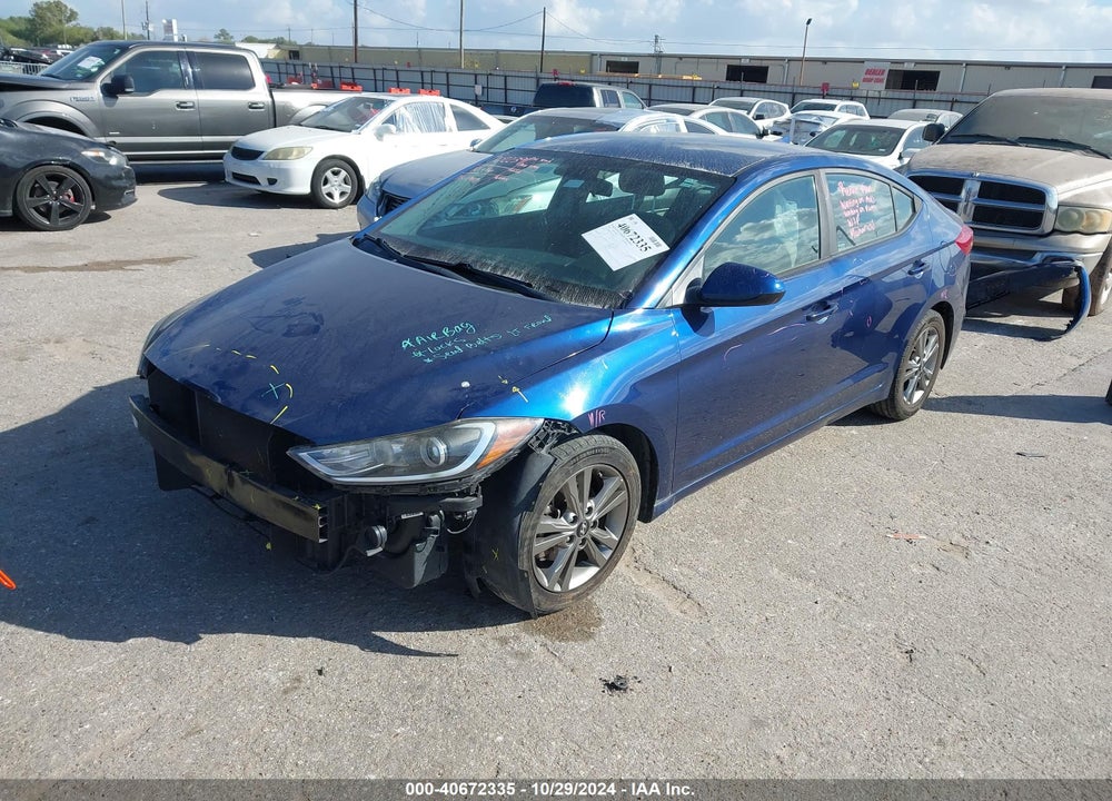 2018 HYUNDAI ELANTRA SEL VIN: 5NPD84LF4JH257734