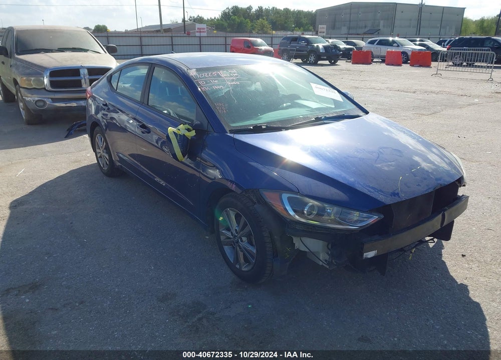 2018 HYUNDAI ELANTRA SEL VIN: 5NPD84LF4JH257734