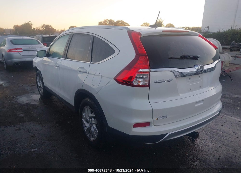 2015 HONDA CR-V EX-L VIN: 5J6RM3H7XFL019705