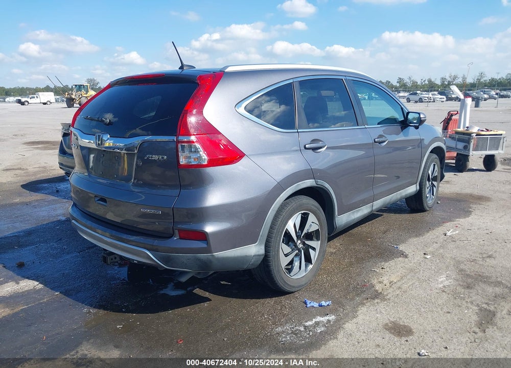 2015 HONDA CR-V TOURING VIN: 5J6RM4H90FL126236
