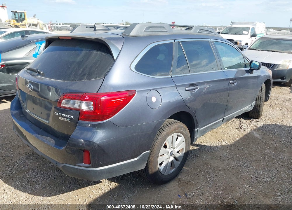 2017 SUBARU OUTBACK 2.5I PREMIUM VIN: 4S4BSACC1H3419110