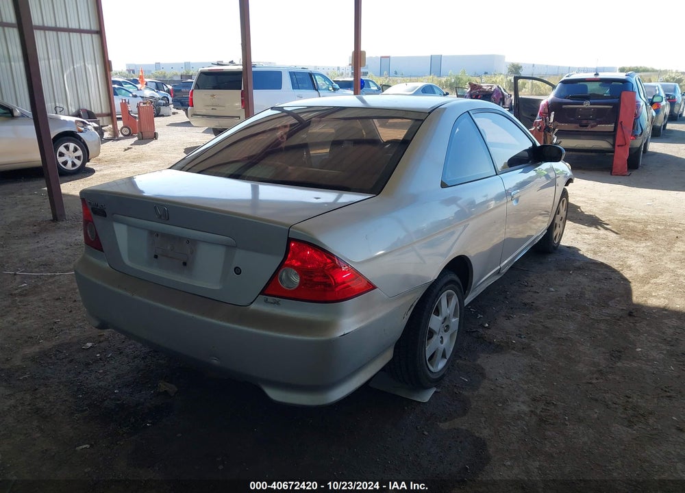 2004 HONDA CIVIC LX VIN: 1HGEM22554L071618