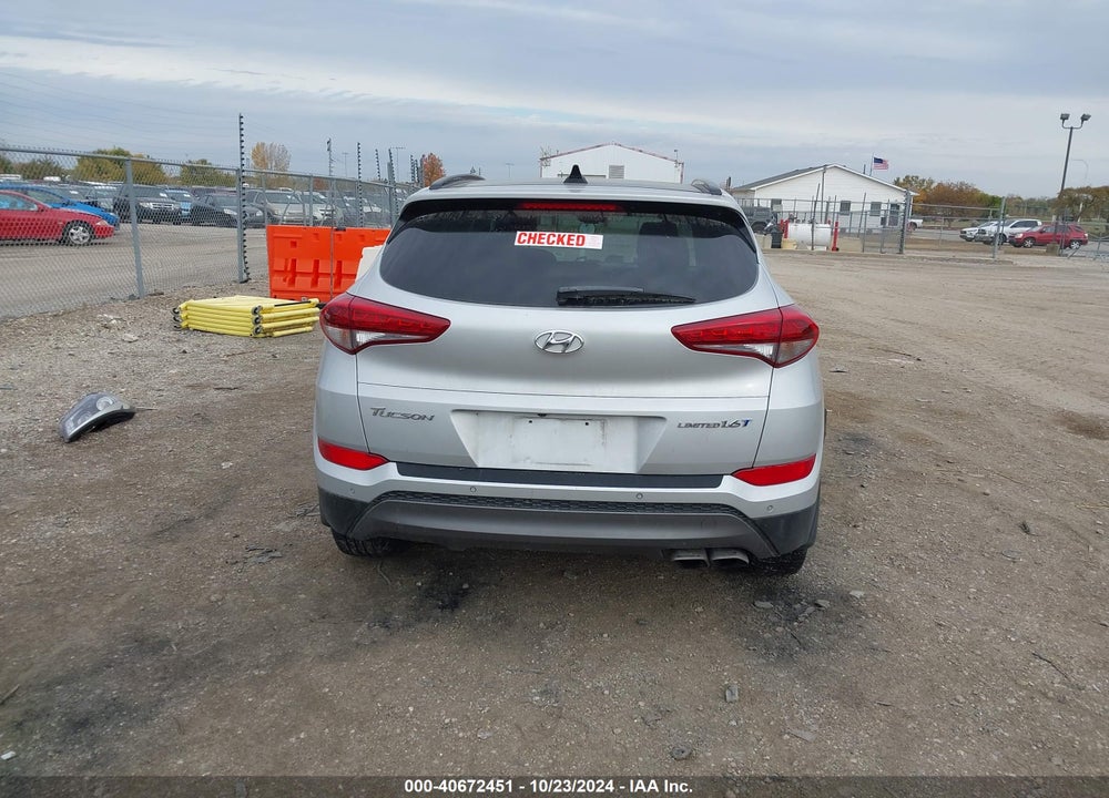 2016 HYUNDAI TUCSON LIMITED VIN: KM8J33A27GU209618