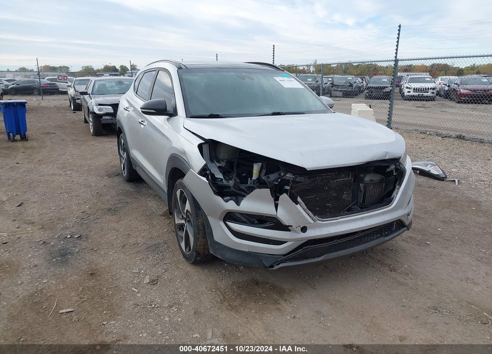 2016 HYUNDAI TUCSON LIMITED VIN: KM8J33A27GU209618