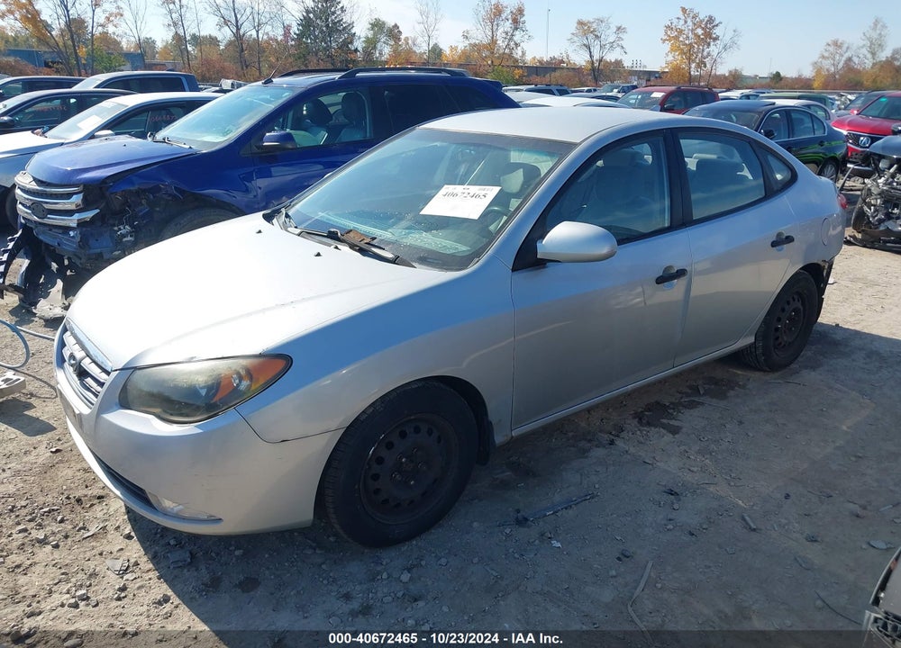 2009 HYUNDAI ELANTRA VIN: KMHDU46D39U803166