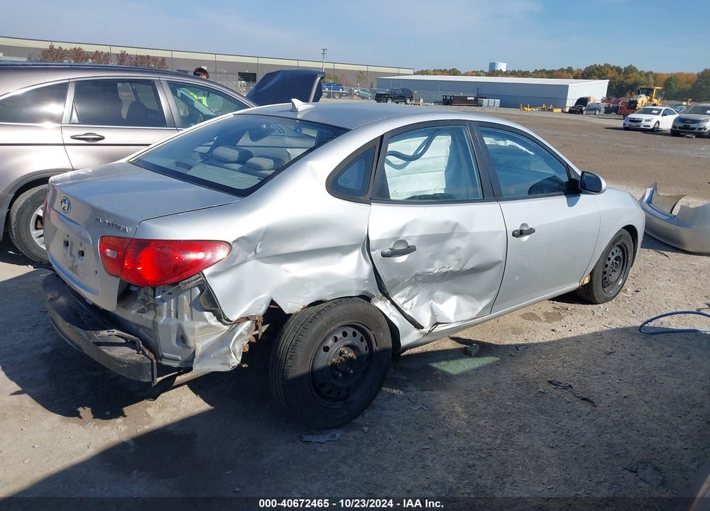 2009 HYUNDAI ELANTRA VIN: KMHDU46D39U803166