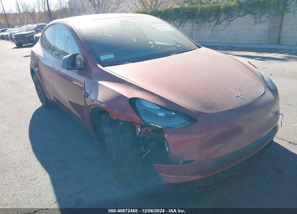 2024 TESLA MODEL Y LONG RANGE DUAL MOTOR ALL-WHEEL DRIVE VIN: 7SAYGDEE5RA238788