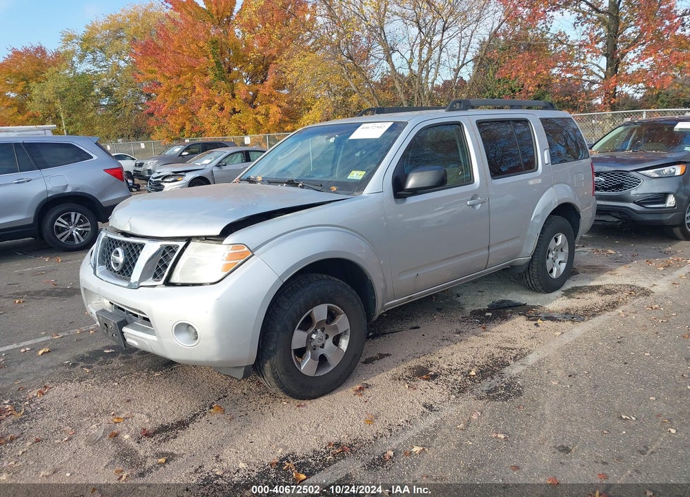 2010 NISSAN PATHFINDER S VIN: 5N1AR1NB0AC629487