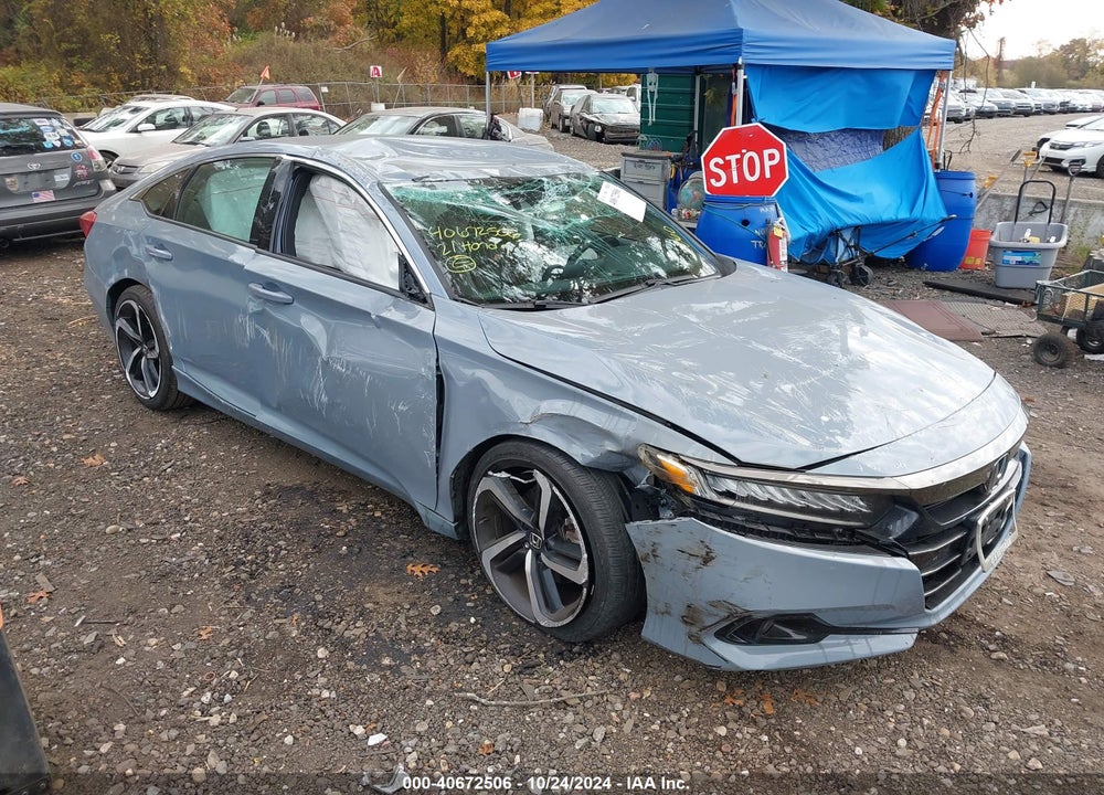 2021 HONDA ACCORD SPORT VIN: 1HGCV1F30MA015329