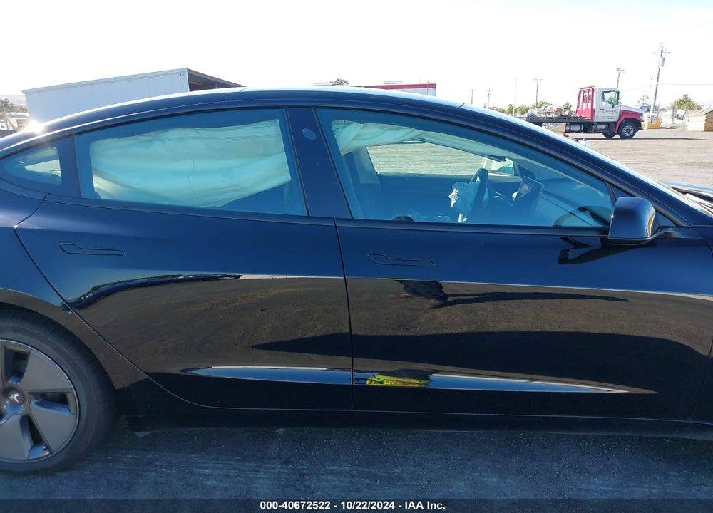 2021 TESLA MODEL 3 STANDARD RANGE PLUS REAR-WHEEL DRIVE VIN: 5YJ3E1EA7MF929485