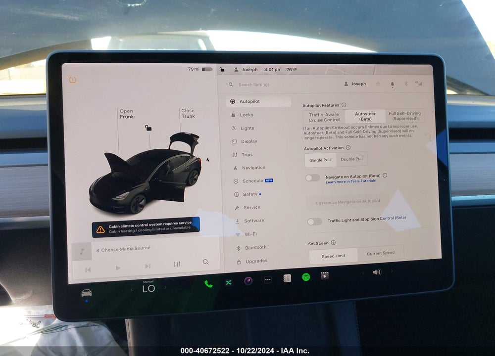 2021 TESLA MODEL 3 STANDARD RANGE PLUS REAR-WHEEL DRIVE VIN: 5YJ3E1EA7MF929485