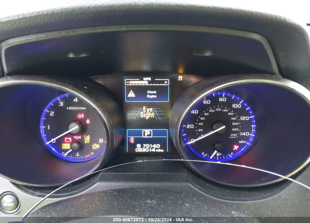 2019 SUBARU OUTBACK 2.5I PREMIUM VIN: 4S4BSAFC4K3284711