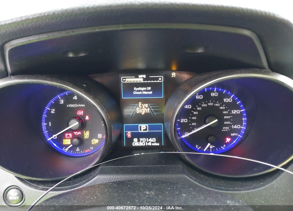 2019 SUBARU OUTBACK 2.5I PREMIUM VIN: 4S4BSAFC4K3284711