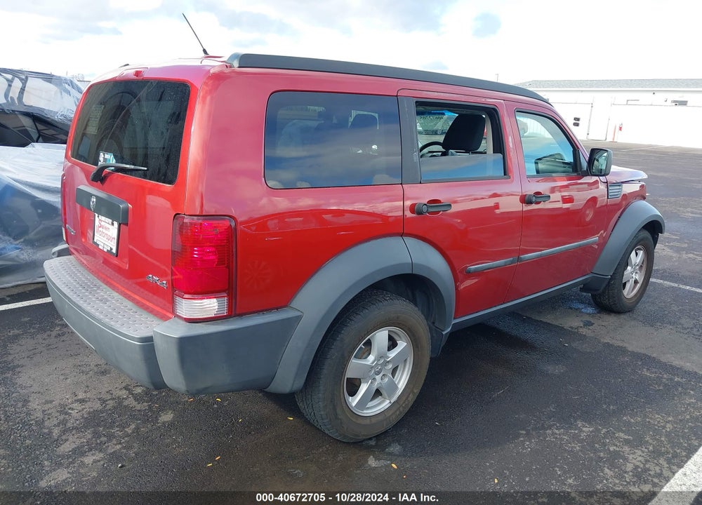 2007 DODGE NITRO SXT VIN: 1D8GU28K17W550563
