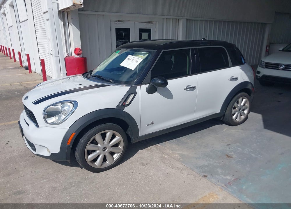 2013 MINI COUNTRYMAN COOPER S VIN: WMWZC5C57DWP32516