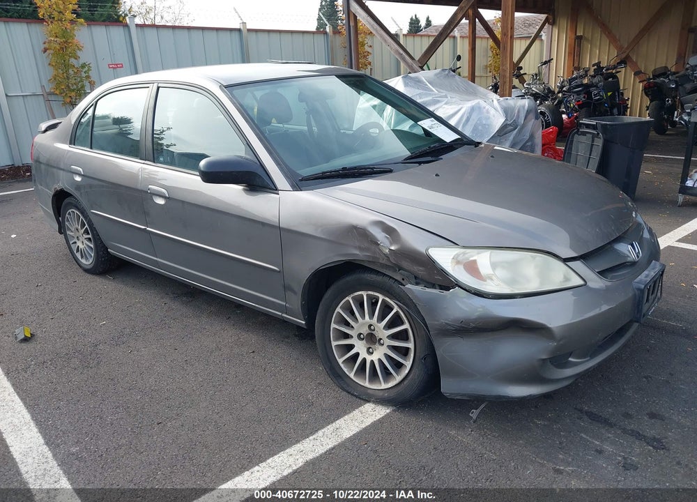 2005 HONDA CIVIC LX VIN: 2HGES165X5H615622