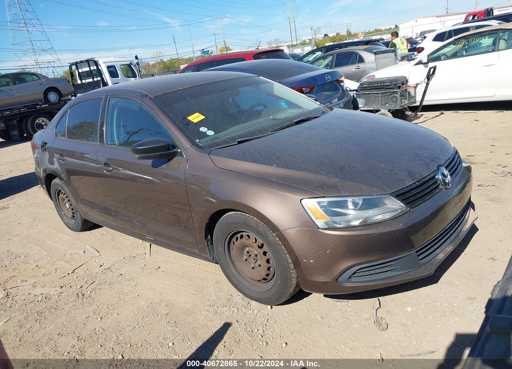 2011 VOLKSWAGEN JETTA 2.0L S VIN: 3VW1K7AJ4BM340666