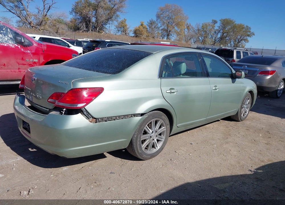 2006 TOYOTA AVALON LIMITED VIN: 4T1BK36B96U120177