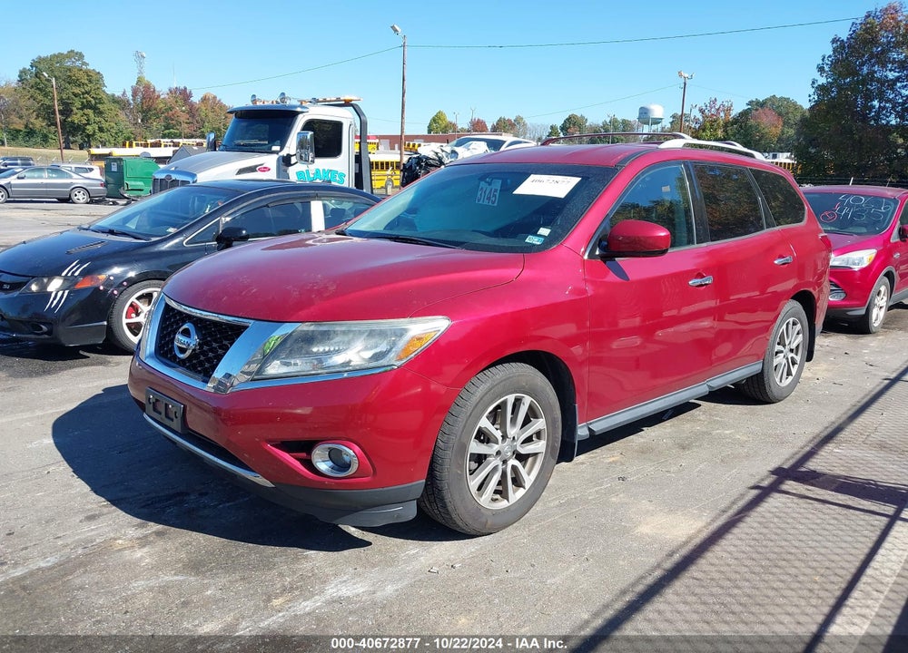 2015 NISSAN PATHFINDER SV VIN: 5N1AR2MM1FC664653