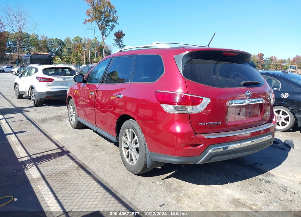 2015 NISSAN PATHFINDER SV VIN: 5N1AR2MM1FC664653