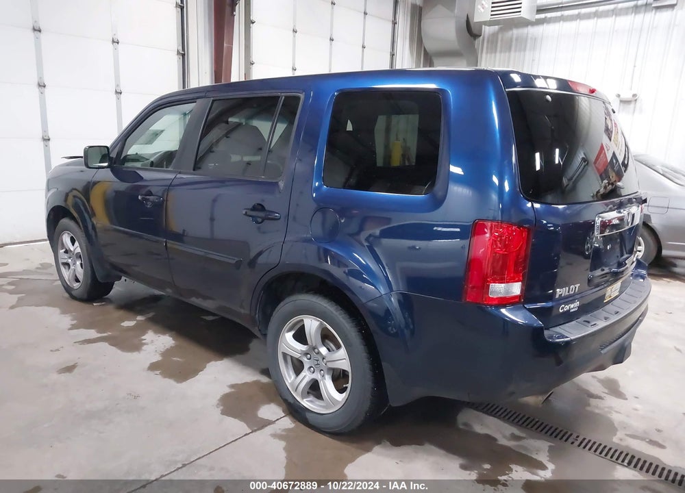 2013 HONDA PILOT EX-L VIN: 5FNYF4H58DB034249