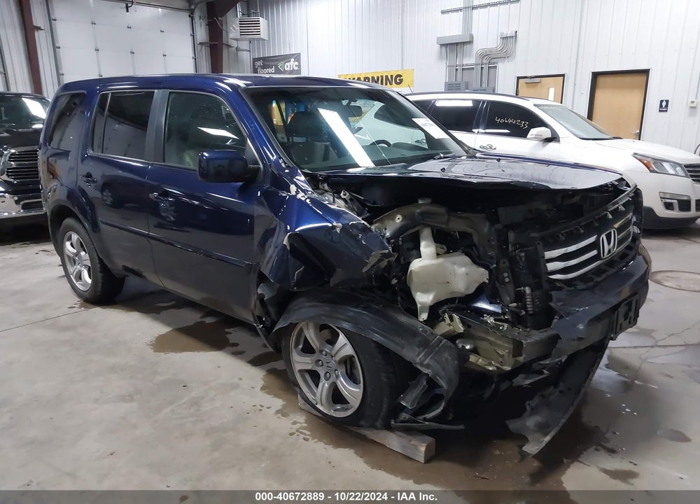 2013 HONDA PILOT EX-L VIN: 5FNYF4H58DB034249