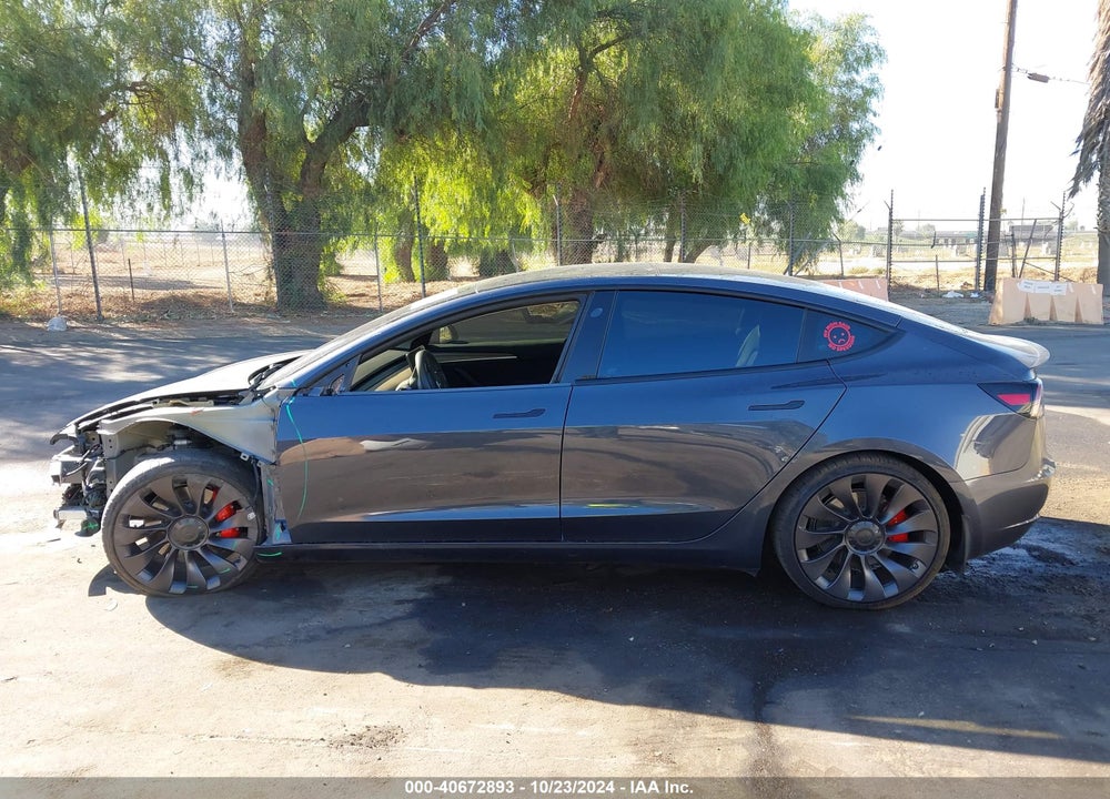 2021 TESLA MODEL 3 PERFORMANCE DUAL MOTOR ALL-WHEEL DRIVE VIN: 5YJ3E1EC4MF990570