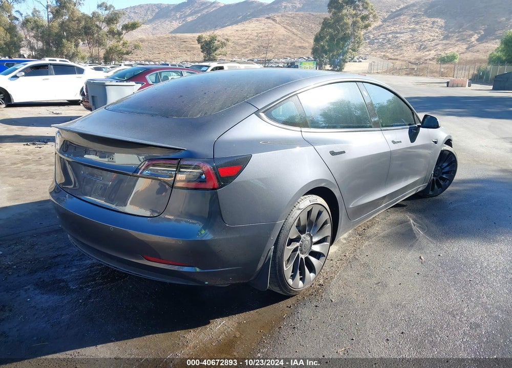 2021 TESLA MODEL 3 PERFORMANCE DUAL MOTOR ALL-WHEEL DRIVE VIN: 5YJ3E1EC4MF990570