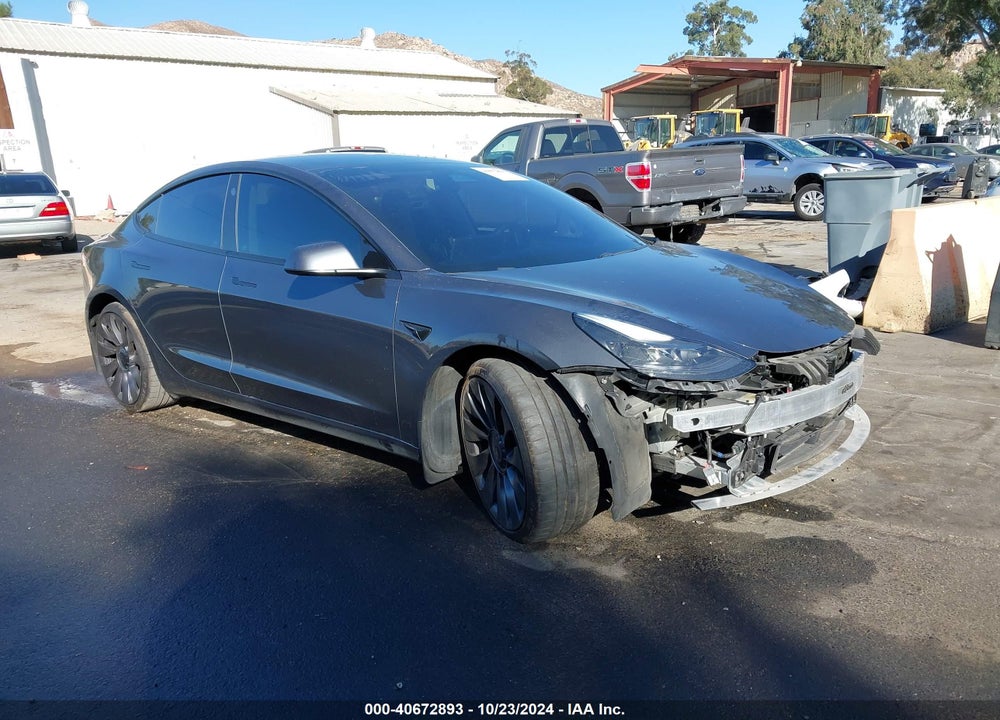2021 TESLA MODEL 3 PERFORMANCE DUAL MOTOR ALL-WHEEL DRIVE VIN: 5YJ3E1EC4MF990570