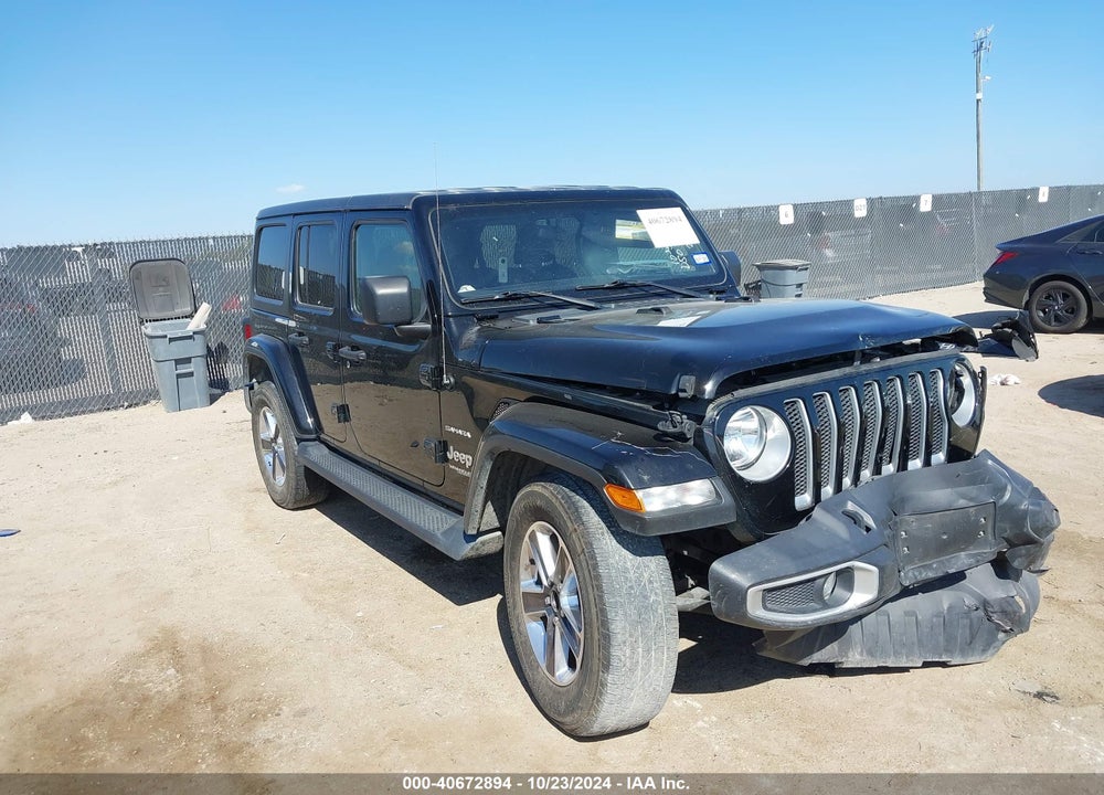2021 JEEP WRANGLER UNLIMITED SAHARA 4X4 VIN: 1C4HJXEN8MW544889
