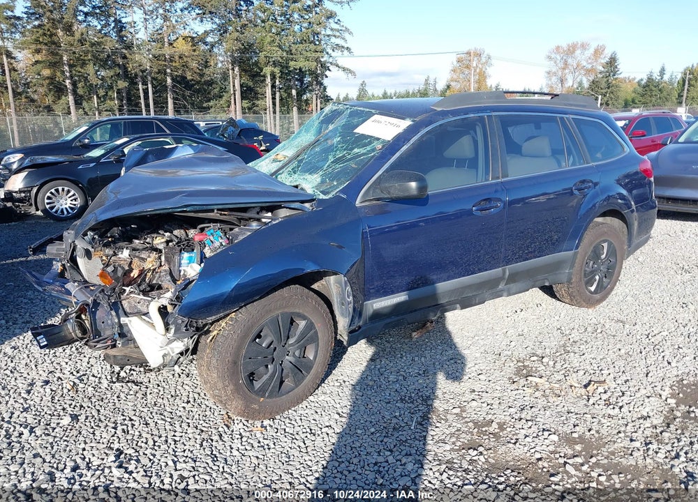 2010 SUBARU OUTBACK 2.5I VIN: 4S4BRBAC0A3310177