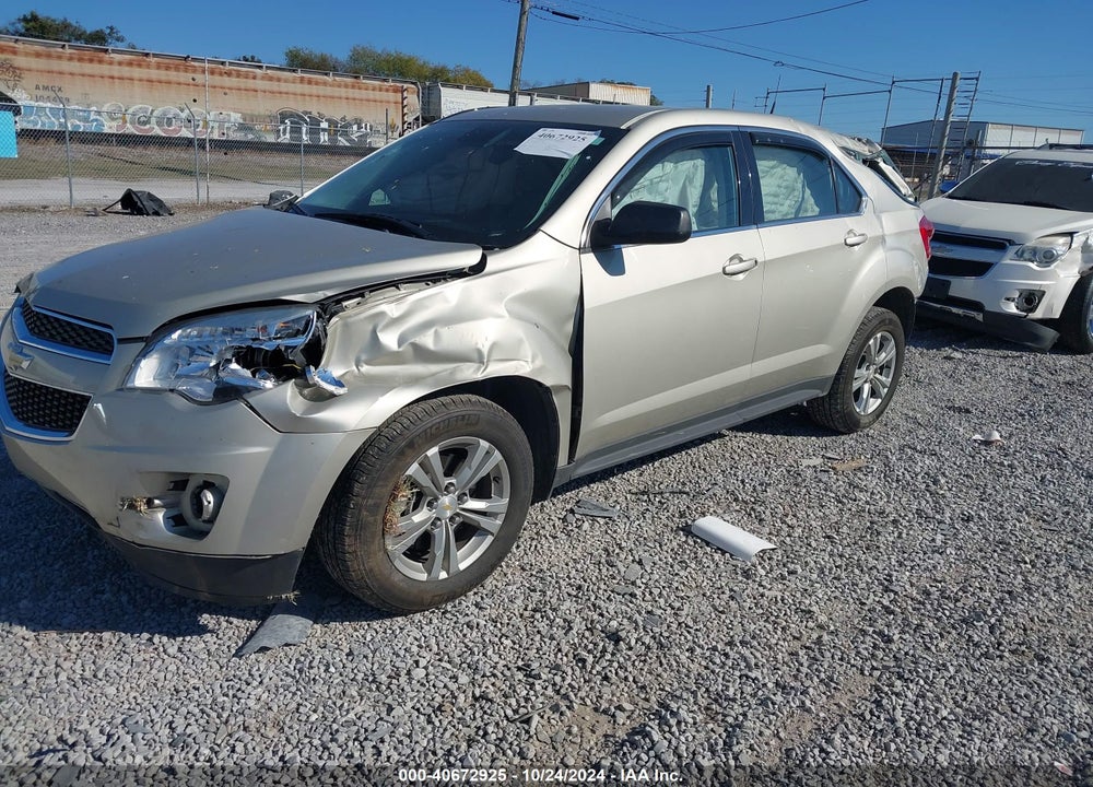 2013 CHEVROLET EQUINOX LS VIN: 1GNALBEK2DZ120425