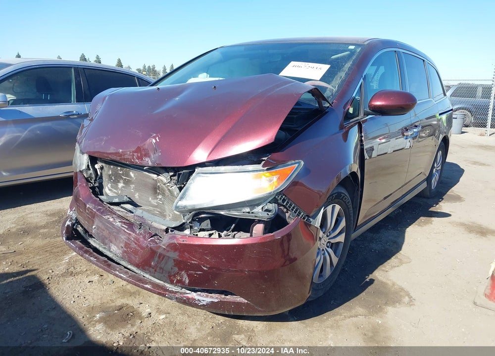 2016 HONDA ODYSSEY SE VIN: 5FNRL5H39GB154440