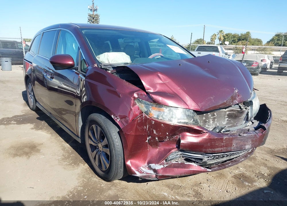 2016 HONDA ODYSSEY SE VIN: 5FNRL5H39GB154440
