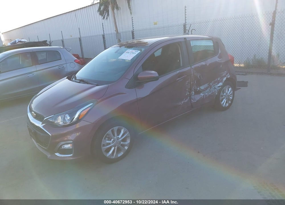 2021 CHEVROLET SPARK FWD 1LT AUTOMATIC VIN: KL8CD6SA8MC749538