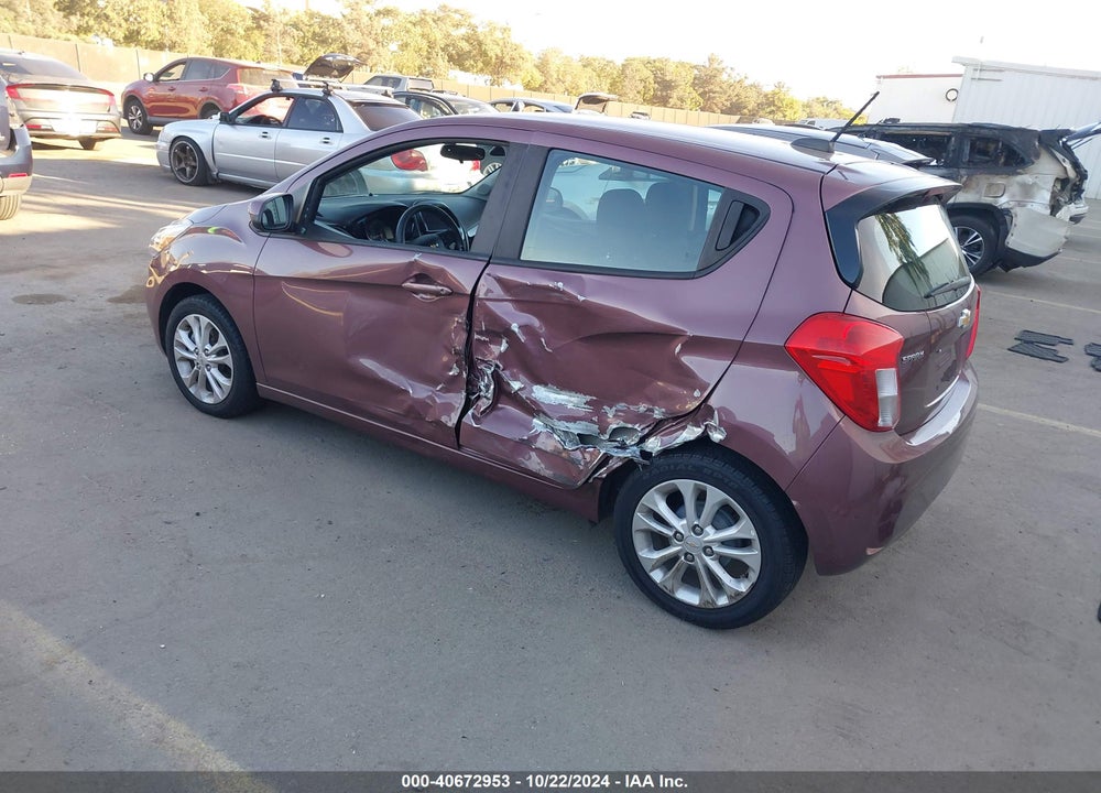 2021 CHEVROLET SPARK FWD 1LT AUTOMATIC VIN: KL8CD6SA8MC749538