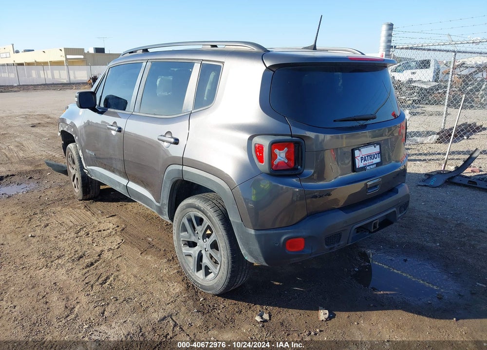 2018 JEEP RENEGADE ALTITUDE 4X4 VIN: ZACCJBBB3JPH49553