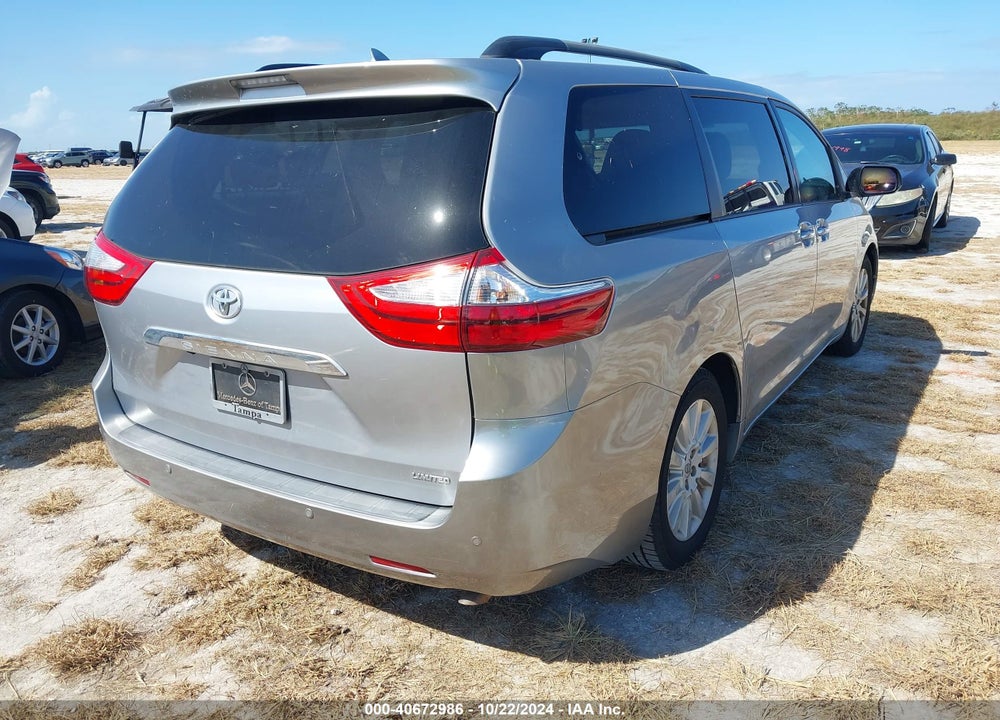 2015 TOYOTA SIENNA LIMITED 7 PASSENGER VIN: 5TDYK3DC1FS568704