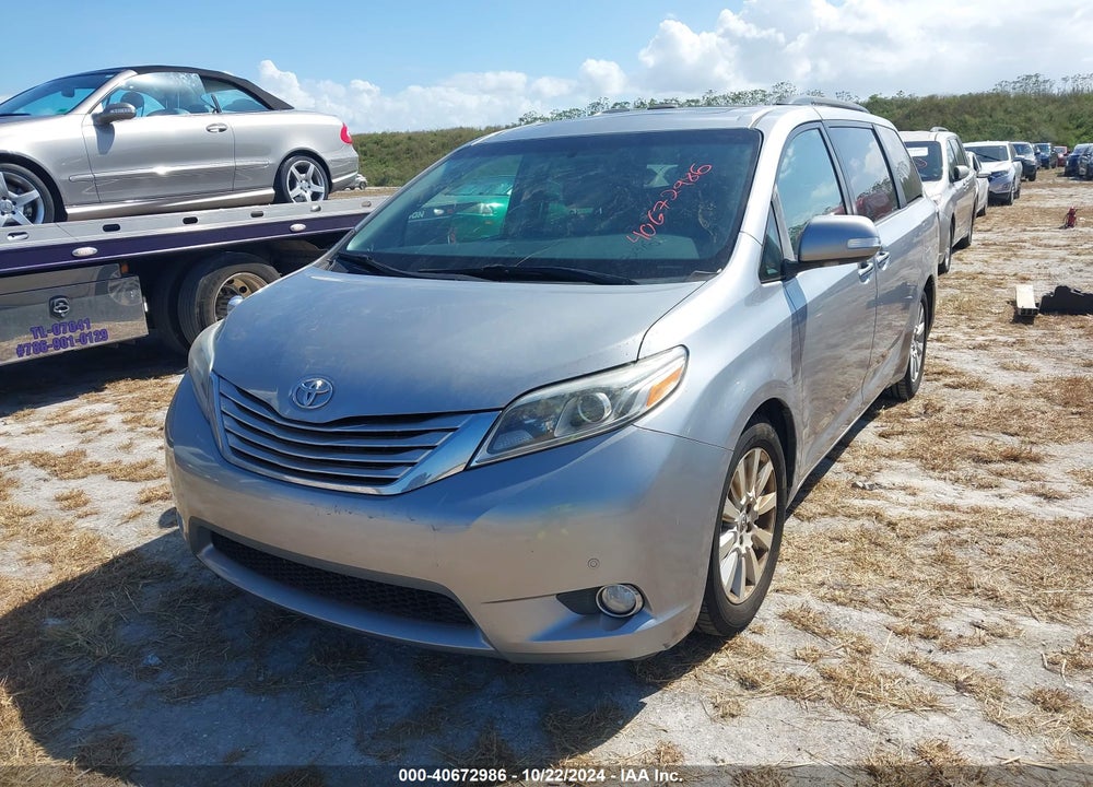 2015 TOYOTA SIENNA LIMITED 7 PASSENGER VIN: 5TDYK3DC1FS568704