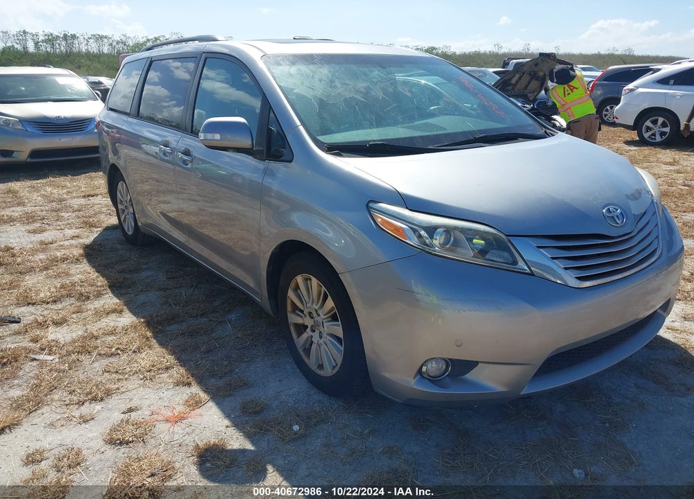 2015 TOYOTA SIENNA LIMITED 7 PASSENGER VIN: 5TDYK3DC1FS568704
