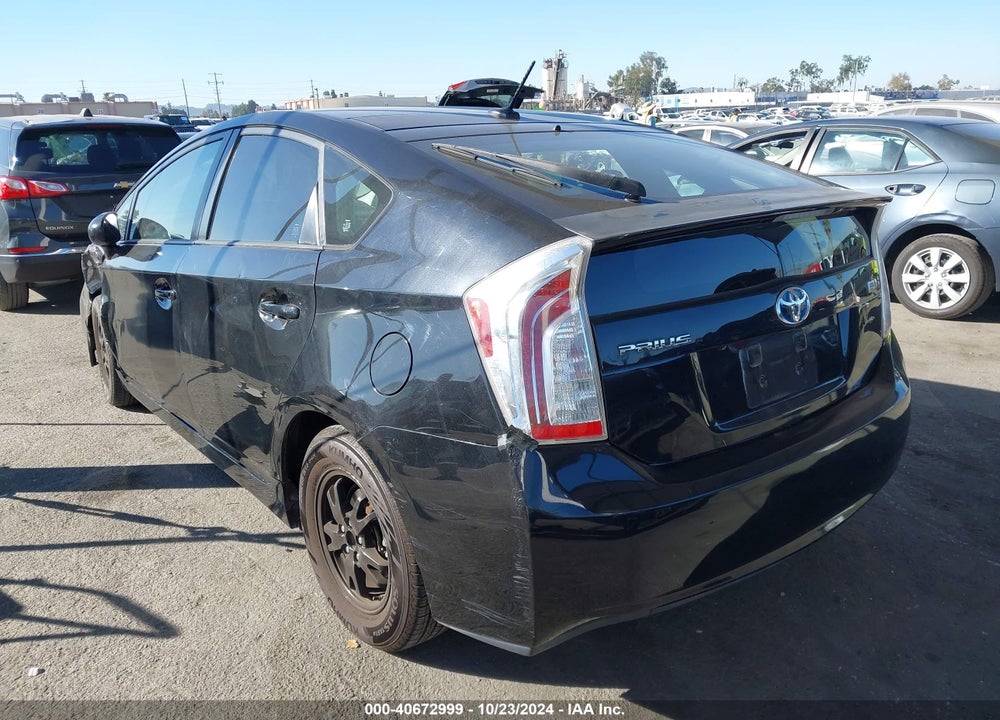 2013 TOYOTA PRIUS THREE VIN: JTDKN3DU0D1618797