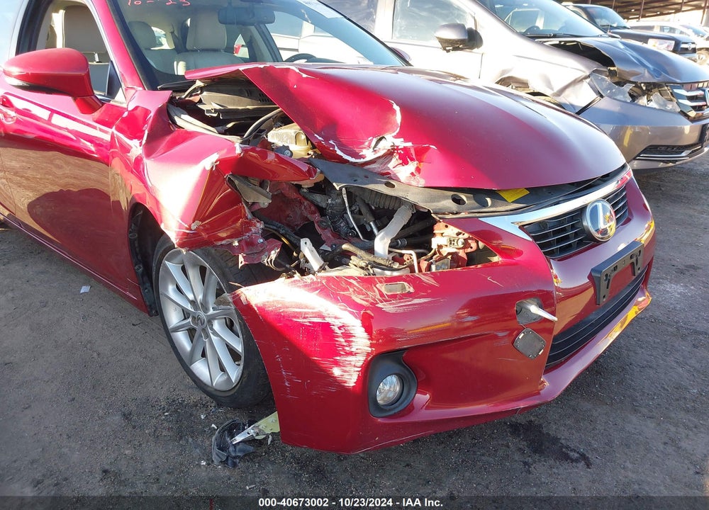 2011 LEXUS CT 200H PREMIUM VIN: JTHKD5BH3B2018026