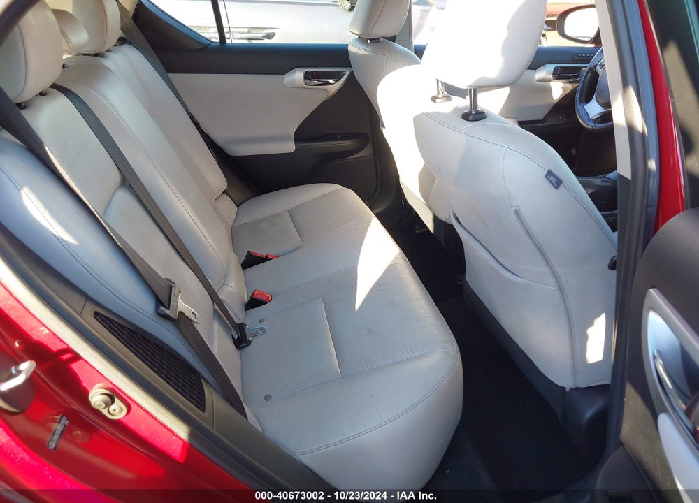2011 LEXUS CT 200H PREMIUM VIN: JTHKD5BH3B2018026