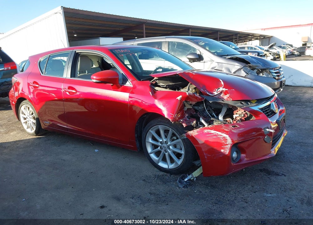 2011 LEXUS CT 200H PREMIUM VIN: JTHKD5BH3B2018026