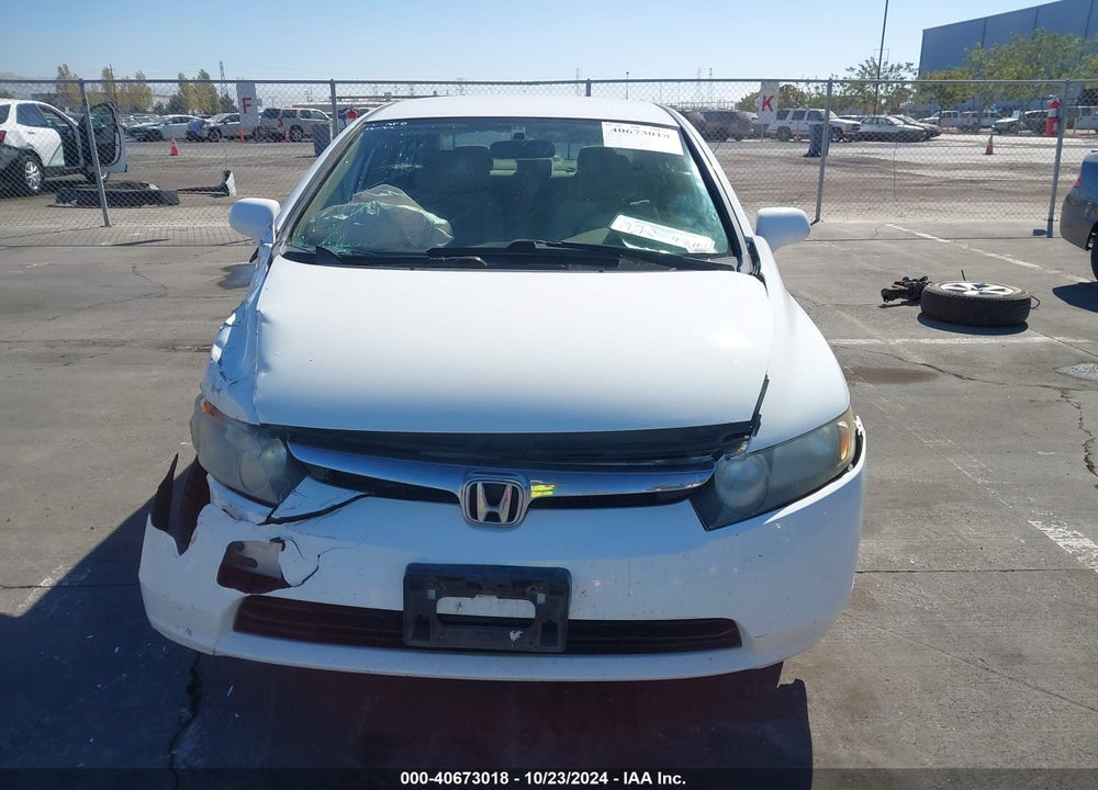 2007 HONDA CIVIC LX VIN: 1HGFA16567L051349